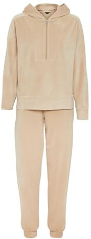 OXMO BY - OXMitty Sweat set - Jogging suit - 21800196-ME, Größe:S, Farbe:Cement (140708)
