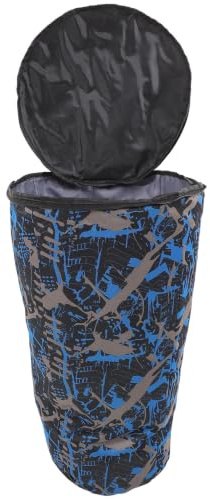 TOPPERFUN Djembe Tasche mit Großem Fassungsvermögen aus Oxford Stoff und Pvc in Blau mit Tarnmuster für Afrikanische Trommeln und Handtrommel Aufbewahrung Zufällige Farbe