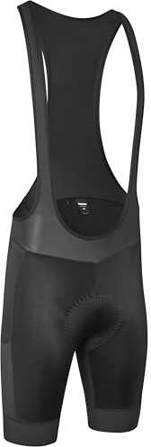 GripGrab Ride Bib Shorts - Herren Rennrad Trägerhose mit Polster & Tasche | Kurze Fahrradhose für Rennrad, MTB & Gravel mit Elastic Interface Sitzpolster, Mesh-Trägern, Silikongrippern & Beintasche