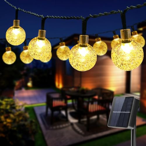 VIFLYKOO Solar Lichterkette Aussen 18M, 100 LED Lichterkette Außen Solar, 8 Modi IP65 Wasserdicht Solarlichterkette Outdoor Wetterfest für Garten, Balkon, Terrasse, Hof, Party