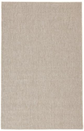 RugVista Cameron In & Outdoor-Teppich, Rechteckig, 140 x 200 cm, Beige | Moderne, Niedriger Stapel, Nur Handwäsche, Oeko-Tex 100, UV-beständig, Patio