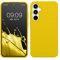 kwmobile Carcasa Compatible con Samsung Galaxy A35 Funda - Case TPU y Silicona antigolpes - Apto Carga inalámbrica - Amarillo chillón