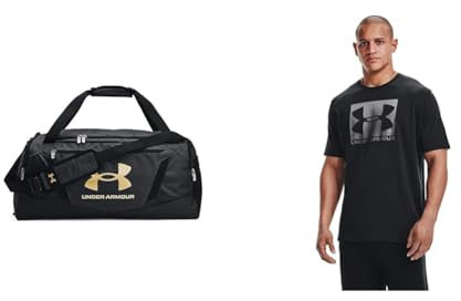 Under Armour Unisex UA Undeniable 5.0 Duffle SM Backpack & Herren UA Boxed Sportstyle, atmungsaktives Sportshirt, schnelltrocknendes Funktionsshirt mit Loser Passform