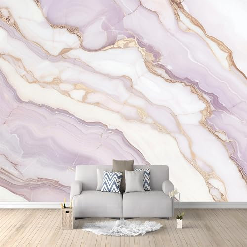 Art Fototapete Einfacher Marmor 250 x 175 cm Kinderzimmer Vlies Tapete Moderne UV-Beständig Montagefertig Wohnzimmer Esszimmer Wandtapete