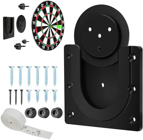 Flintronic Porta Freccette Accessori Kit, Ganci per Freccette Bersaglio, Staffa da Parete per Freccette,Supporto per Freccette, Staffa di Montaggio per Freccette, Kit di Accessori per Freccette