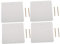 Angoily 4 Stück Decken abdeckungen Steckdosenabdeckungen Lichtabdeckungen für Deckenleuchten steckdosen abdeckung wand tuch wandboard weiss weiße Steckdosenabdeckung Steckerabdeckungen