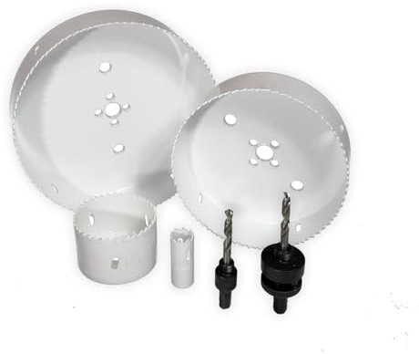 Scie cloche bimétallique HSS diamètre 16-210 mm, foret pouvant percer des cloisons sèches 79 mm sans support