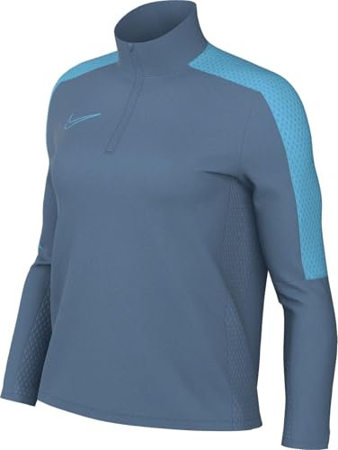 Nike Women's W Nk Df Acd23 Dril Top Bd Long Sleeve, Aegean Storm/Baltic Blue/Baltic Blue, XL
