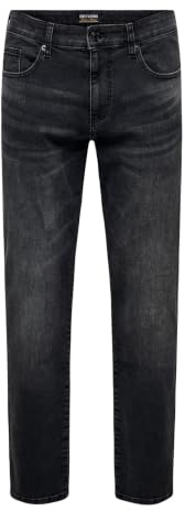Only & Sons Male Normal geschnitten Jeans ONSWEFT Mittlere Taille Normal geschnitten Jeans
