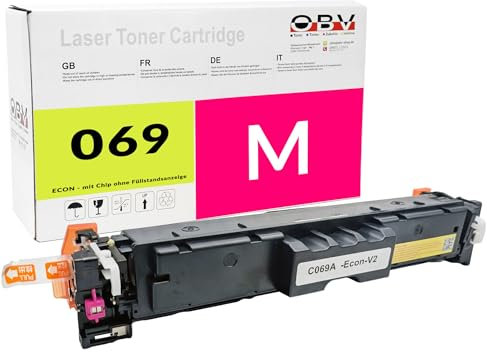 OBV Kompatibel 069 Toner ersetzt Canon 5092C002 für LBP-673Cdw LBP-674 MF753 MF756 MF751 MF752Cdw MF754Cdw ohne Füllstandsanzeige - Magenta