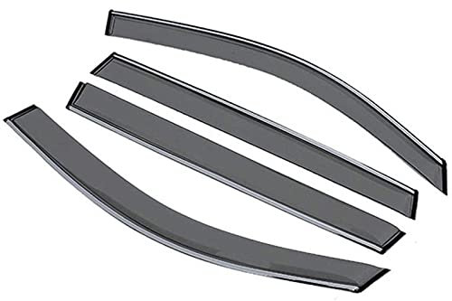 ZSHYTWE Side Window Visors For Tesla For Model 3 2017 2018 2019 2020 2021 2022 Deflectors Car Window Visor Cover Guards Antirain Car Accessories Car Side Window Visor