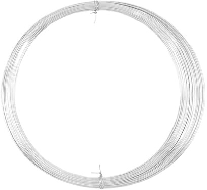 CSFFA Filo in Argento Sterling 925 semirigido, 2 m, 0,3-1,0 mm, for la creazione di Gioielli, Accessori for Gioielli Fai da Te in Argento Sterling.(0.3mm 2meters)