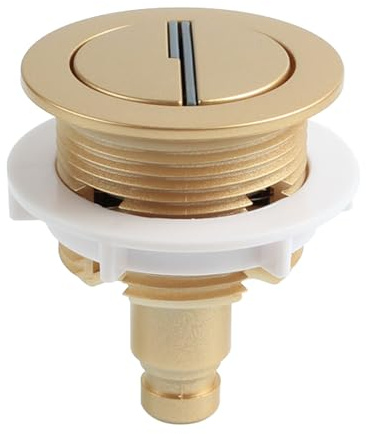 Icetop Toilet Flush Button, Universal Replacement Kit Easy DIY Fit | For 38-42mm Cistern Holes Dual Flush Push Button Concealed Close-Coupled Toilets