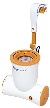 Bestway Flowclear Skimatic Filter Pump and Surface Skimmer, Suitable For Most Walled Pools, 31.5 x 47 x 46.5 cm