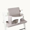 UKJE Cuscino compatibile con Stokke Tripp Trapp - Morbido cuscino per sedile per neonati, bambini e bambini piccoli, Accessori per seggiolone, Inserto in tessuto di cotone (Cialda Taupe)