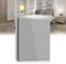 BSEED Touch Lichtschalter 1 Fach 2 Wege Glas Lichtschalter Grau Led Touch Schalter Touchscreen Funktioniert mit LED Lampe EU Standard(Nicht Smart Schalter)