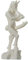 BeautifulGreekStatues PAN Satyr Griechischer nackter Gott der Natur Faunus Phallus Penis Alabaster Statue Skulptur 18cm