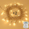 Opard 2stk 50er LED Lichterkette Batterienbetrieben mit Timer 5M 8 Modi, IP65 Wasserdicht für Innen Außen Weihnachten Zimmer Bett Hochzeit Party Schlafzimmer Weihnachtsbaum