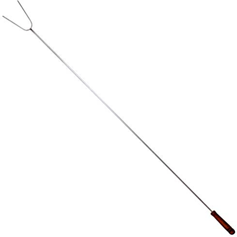 Grillspieß Feuerspieß Lagerfeuerspieß Grillstock Grillgabel Grillbesteck Edelstahl 120 cm
