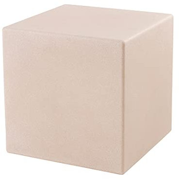8 seasons design LED Würfel 33 cm, Shining Cube (sand), E27, Leuchtmittel warmweiß – wetterfest – Leuchtwürfel für außen (Garten, Terrasse, Balkon) und innen – Beistelltisch, Hocker