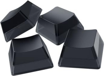Razer Phantom Pudding Keycap Upgrade Set - Optomechanical Switches from Razer (Translucent Sides, Bottom-Lasered Letters, Keycap removal Tool and Stabilizers) US & UK Layout | Black