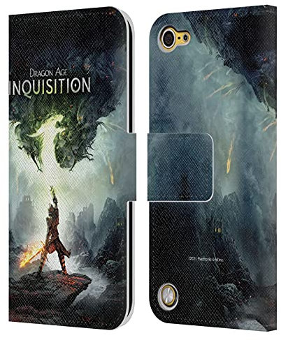 Head Case Designs Offiziell Zugelassen Dragon Age Schluesselkunst 2014 Inquisitionsgrafiken Leder Brieftaschen Handyhülle Hülle Huelle kompatibel mit Apple iPod Touch 5G 5th Gen