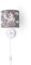 Paco Home Kinderzimmer Wandleuchte Baby Straße Feuerwehr Wandlampe Baby Lampenschirm Stoff Rund E14 Mit Stecker Und Kabel