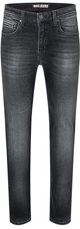 MAC Herren Jeans Arne Left Alpha Denim Authentic Black Black Art.Nr. 0970L050000 H891*, Größe:W31/L34, Farbe:H891 Authentic Black Black