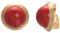 Vissen Boucle D'oreille Rouge Perle Non Percées Clip Femme Boucle D'oreille Plaqué or Pince Bijoux Cadeaux