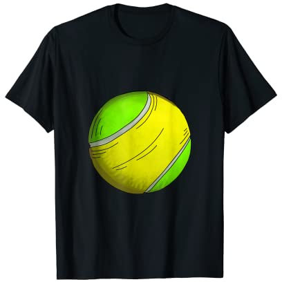 Tennisball-Kostüm, klassisches Design, minimalistisches Kostüm T-Shirt