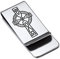 Bandmax Herren Geldklammern Wikinger Kreuz Edelstahl Slim Wallet Geldscheinklammer Money Clip für Bargeld Karten Dokumente Banknote Visitenkarte