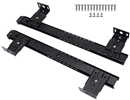 Führungsschienen Für Küchenschränke, Teleskopschiene Für Schubkästen 2 Stück, Schubladenführung Seitliche Montag, Auszugschienen 350mm, Sanftes Öffnen Und Schließen, Robust Und Vielseitig
