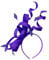 Swirl Loop Sinamay Headband Fascinator For Women Wedding Ascot Races [Royal Purple]
