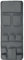 Milageto Mini Fridge Hanging Organizer Fridge Dust Cover Top over The Fridge Storage Organizer for Snacks Garbage Bags Kitchen Paper, gray
