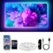 Generic TV-Hintergrundbeleuchtung, 6 m LED-Streifen für Fernseher, USB, App-Steuerung, Musik-Synchronisation, 5050