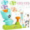 ZWOOS Outdoor Spielzeug ab 3 Jahre, Fliegende Untertasse Launcher Spielzeug, Junge Mädchen Lustiges Gartenspielzeug, Spielzeug für Draußen, Ostergeschenke, Weihnacht Geburtstag Geschenke