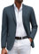 COOFANDY Sakko Herren Blazer Sportlich Business Anzugjacken Sportsakko Freizeit Jackett Modern Navyblau XL