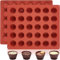 Socluer Silikon Schokoladenform 2 Stück Pralinenform mit 30 Löchern Peanut Butter Cup Form für Schokolade, Gelee, Pudding, Eiswürfeln