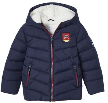 Vertbaudet Jungen Skijacke mit Fleecefutter und Recycling-Polyester marine 128