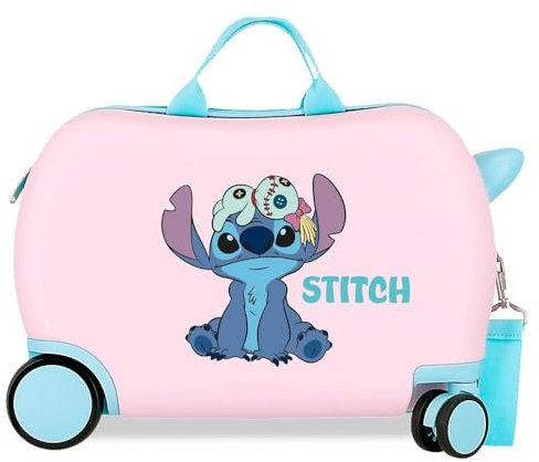 DISNEY Stitch In The World Fille Bagage - Bagage pour enfant, Rose, Taille unique