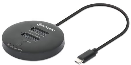 Docking Station Dual-Bay M.2 NVMe Clone SSD