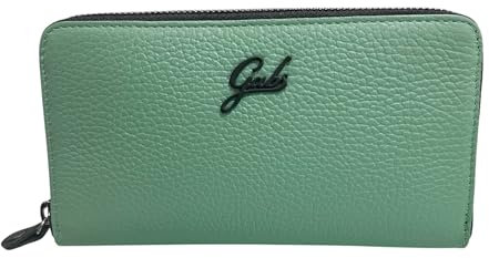 Geldbörse Gabbs Gmoney 17 Bull schwarz grün FILODENDRO Damen Leder mit Reißverschluss, Sunset, L, Zeitgenössisch