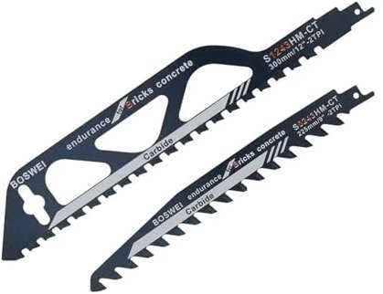 Lame de scie sabre alternative en alliage de carbure, 1 pièce(505mm S3243)