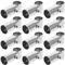 HOUDERCO 25mm Stainless Steel Pipe Clamps – Adjustable T Clamp Connectors for Rail and Fence 12-Piece Set Sturdy Metal Accessories for DIY Projects and Garden Support