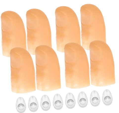 IMIKEYA 8 Stücke Daumen Licht Blinkende Daumen LED Licht Finger Nagel Übung Finger Daumen Licht Finger Lichter Daumen Spitze Finger Lampe