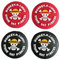 Kool Millennials Red and Black Pirate Thumb Grip Stick Caps Cover per PS4, PS5, XBOX Controller