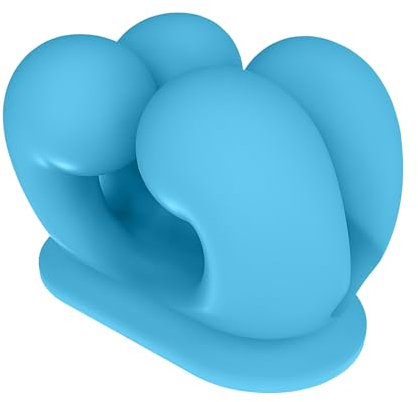 Supporto per bastoncino in silicone, supporto per auto, rimozione della parete, gancio rimovibile e senza cuciture per le donne, Kitchen, porta da bagno, 1,65 x 1,22 x 1,26 pollici
