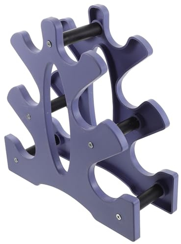 CONGARTENO Abs Double-sided Dumbbell Rack with Smooth Corner Design Lightweight and Wear-resistant Fitness Accessory Storage Holder for Home Gym Stable Dumbbell Stand