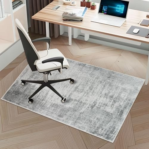 Bodenschutzmatte Bürostuhl 120x180cm, Schreibtischstuhl Unterlage | Bodenschutzmatte für Hartböden, Rutschfest Bürostuhl Unterlage, Stuhlunterlage für Harten Boden, Laminat und Fliesen