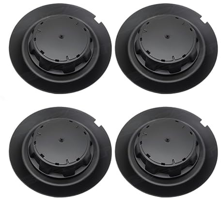 R-timer 4 Stück Nabendeckel für Mercedes-Benz AMG G350 G500 G63 S680 GLS600,Reifencenter Zubehör,ABS Wheel Caps,Stabil Fest Und Fällt Nicht Leicht C-1028 17028,Matte Black